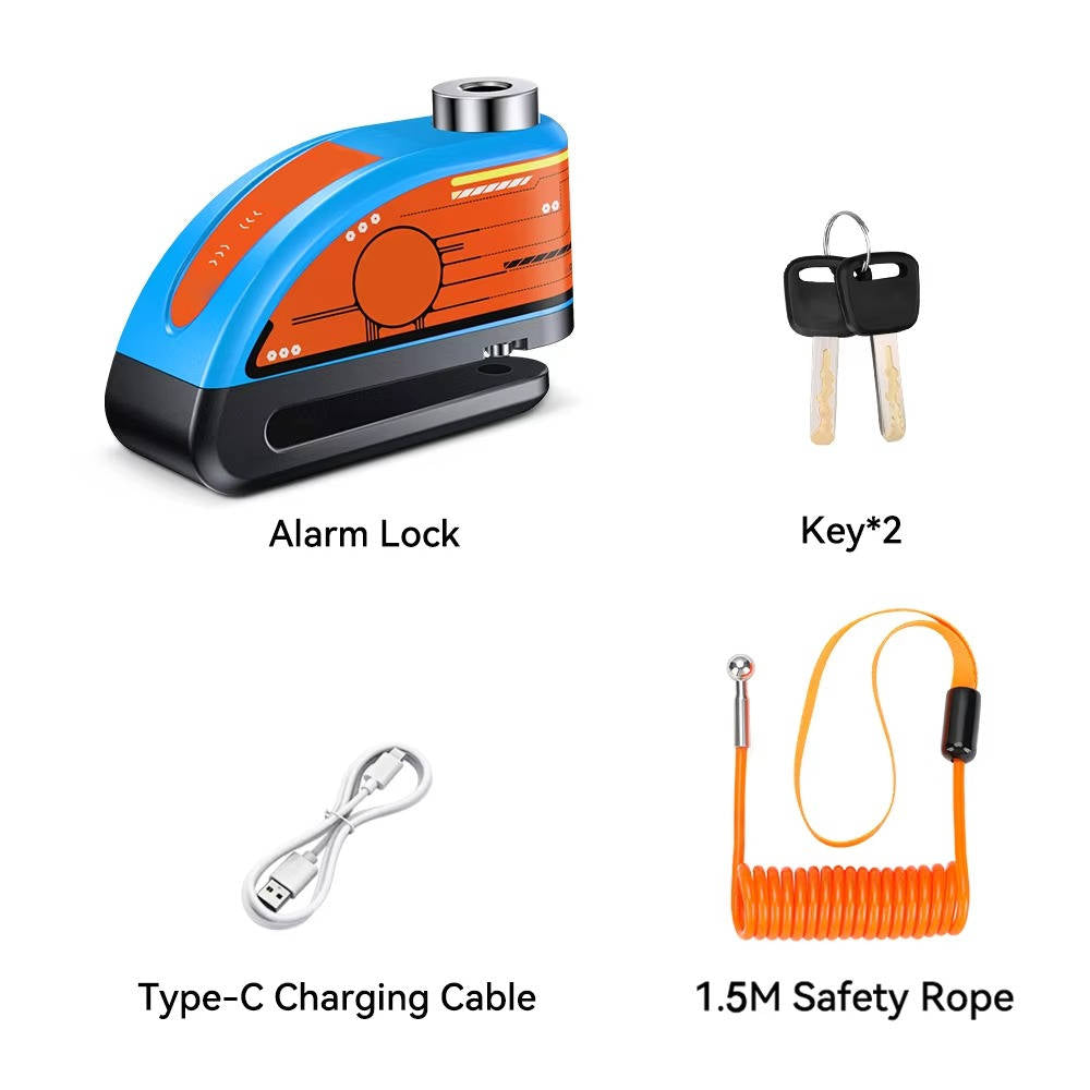 Motorcycle Disc Lock Alarm | Smart Car Essential for a Cleaner, Safer & More Comfortable Drive