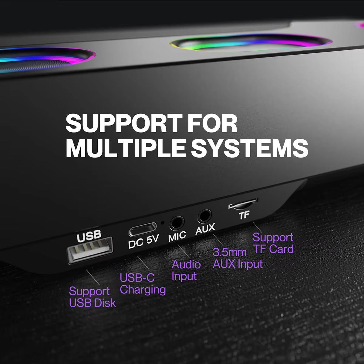 Wireless RGB Computer Speakers | Smart, Reliable Technology for Easier, More Connected Everyday Living
