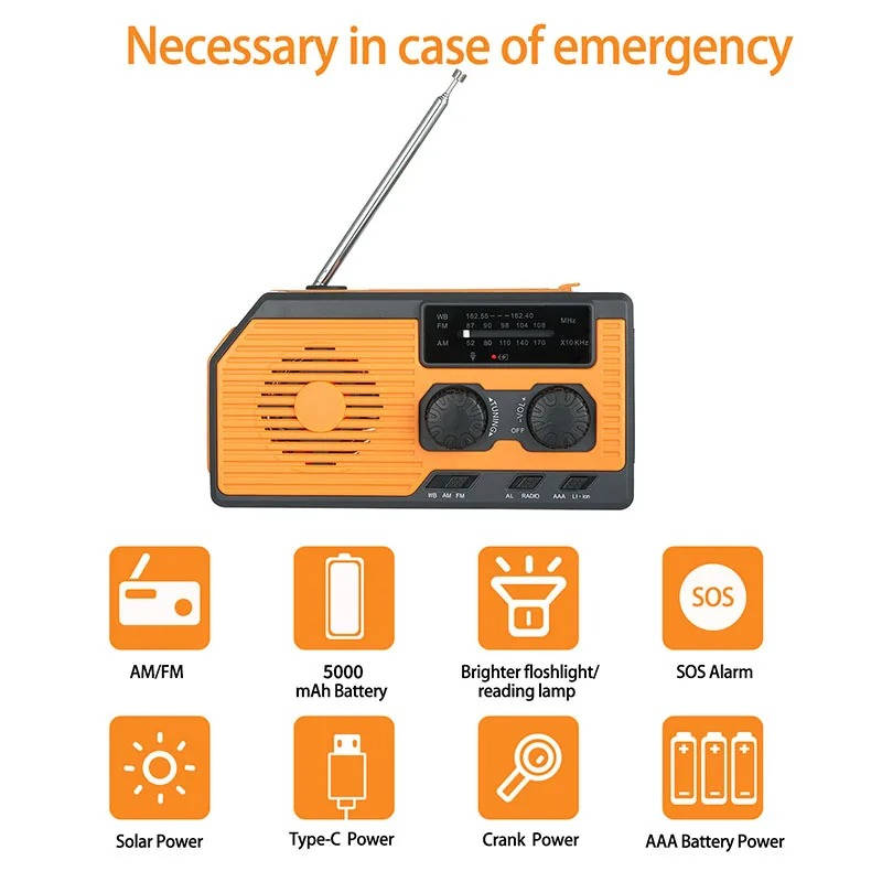 Solar Hand Crank Emergency Radio | Make Your Garden Beautiful, Functional & the Envy of the Neighbourhood