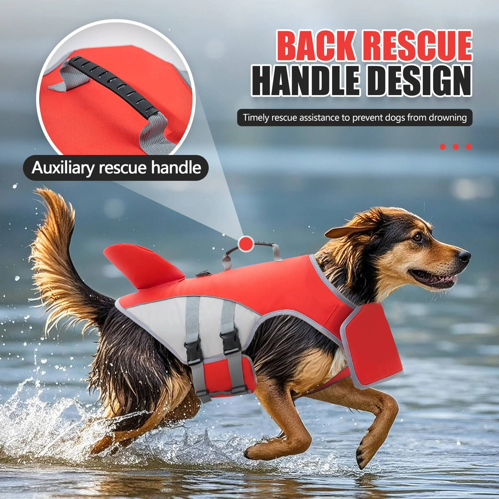 Dog Float Jacket | Durable Pet Accessory Built for Active, Playful, Energetic Pets