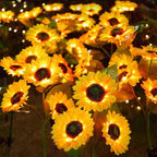 Outdoor Solar Simulation Sunflower Light | Built for British Weather — Durable, Attractive Outdoor Design