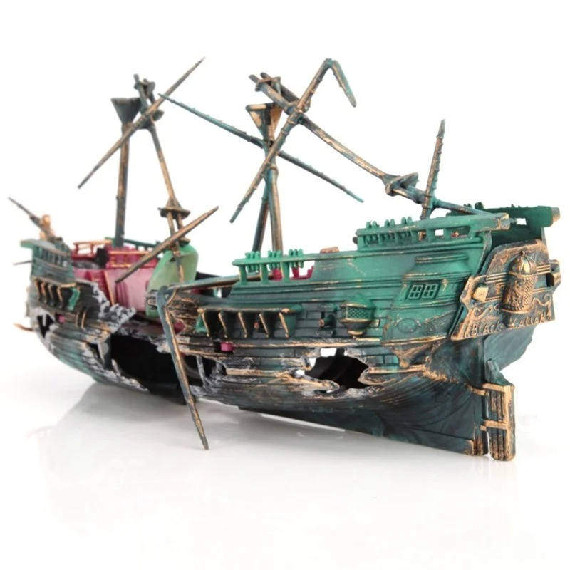 Large Aquarium Decorations — Boat | Trusted by Pet Owners — Safe, Easy to Use & Built to Last