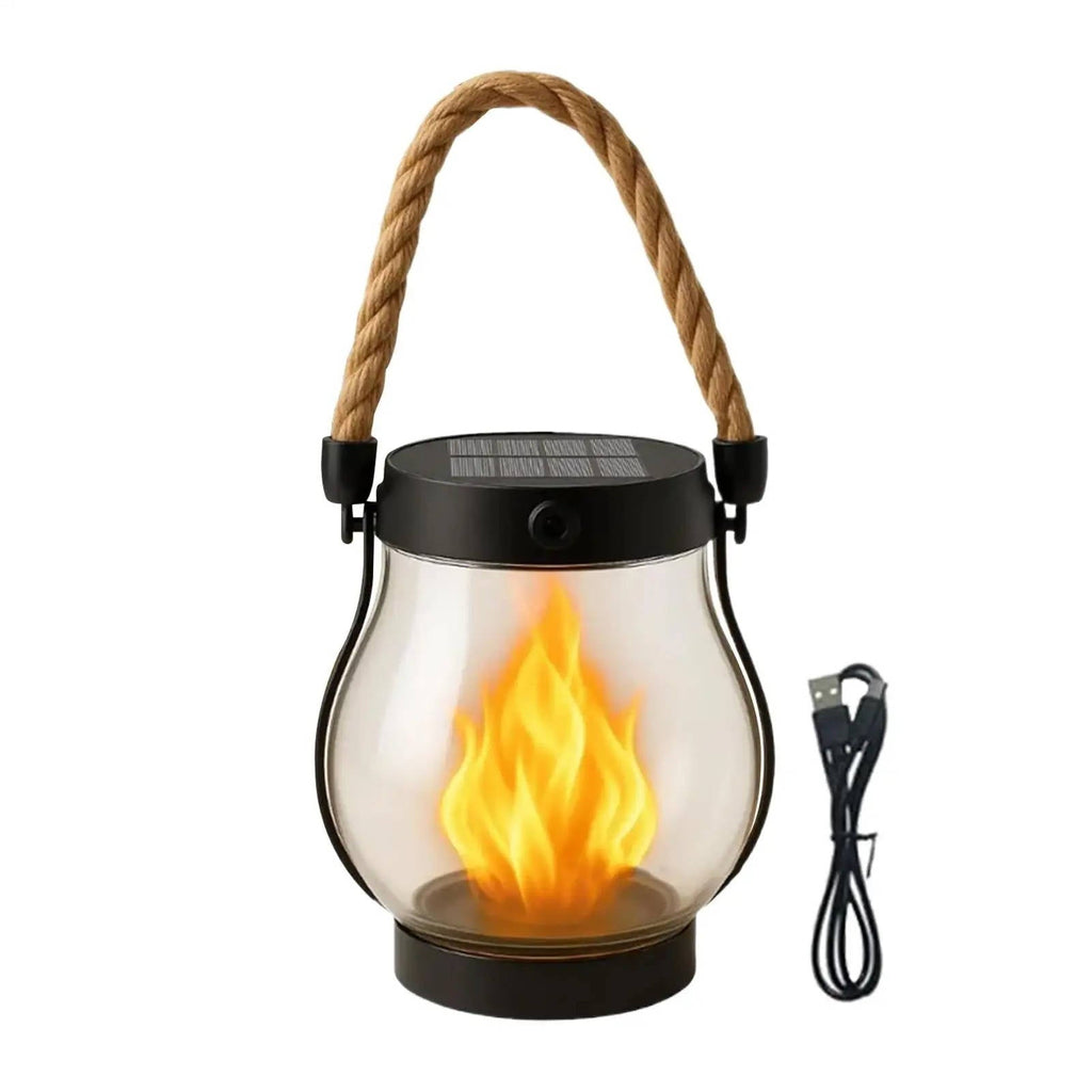 Solar Outdoor Porch Flame Lanterns | Premium Outdoor Essential for Garden Lovers — Built to Last Outdoors