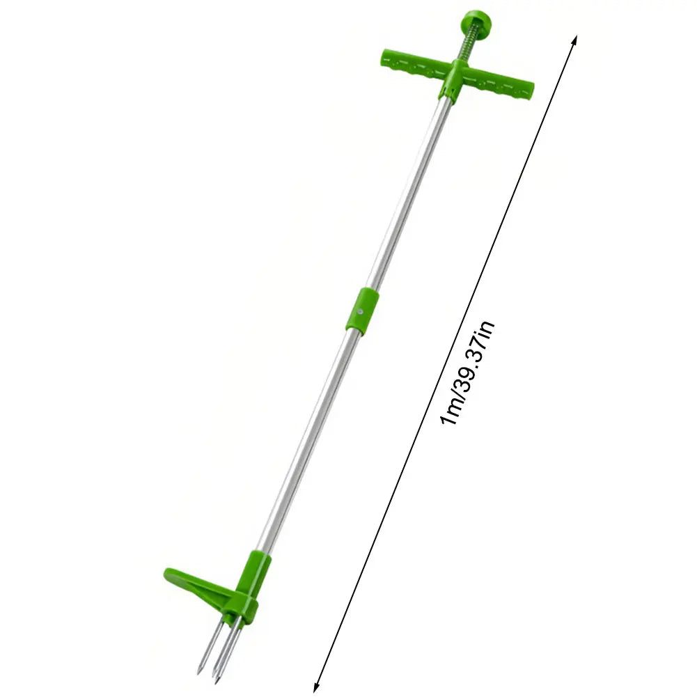 Long Handle Weed Puller Tool with Foot Pedal & Claw Design | Built for British Weather — Durable, Attractive Outdoor Design