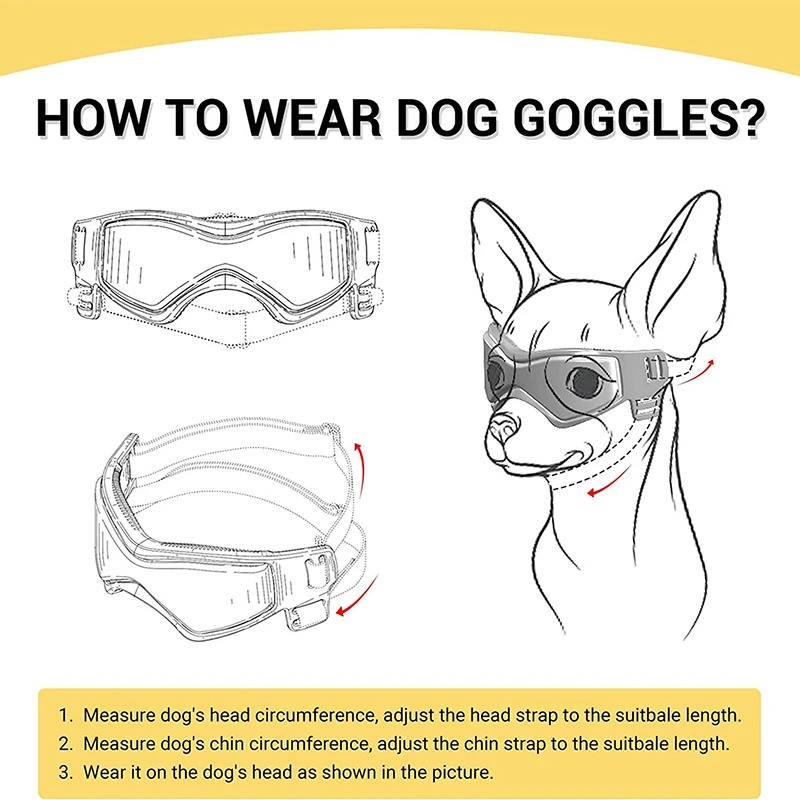 Dog Goggles | Vet-Approved Pet Essential for Comfort, Safety & Wellbeing