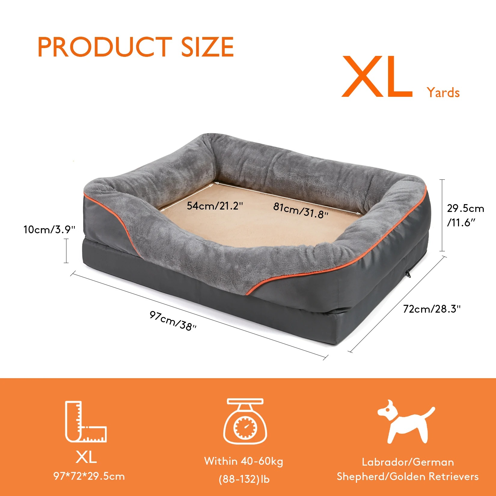 Orthopedic Dog Bed | Vet-Approved Pet Essential for Comfort, Safety & Wellbeing