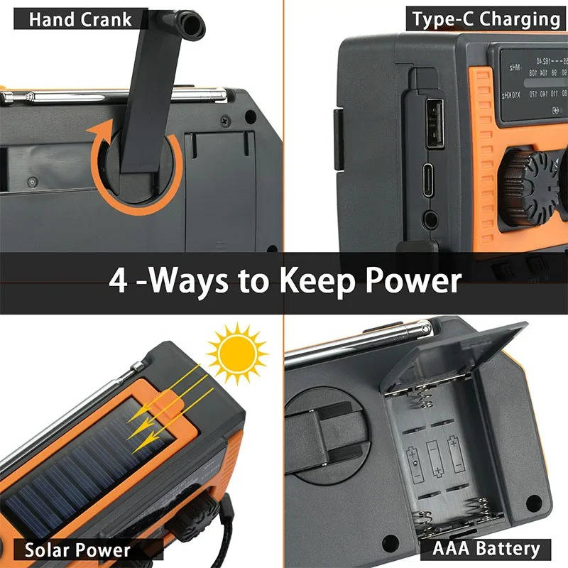 Solar Hand Crank Emergency Radio | Make Your Garden Beautiful, Functional & the Envy of the Neighbourhood