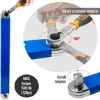 Extension Wrench Tool | Long Reach Socket Wrench for Deep & Awkward Bolts