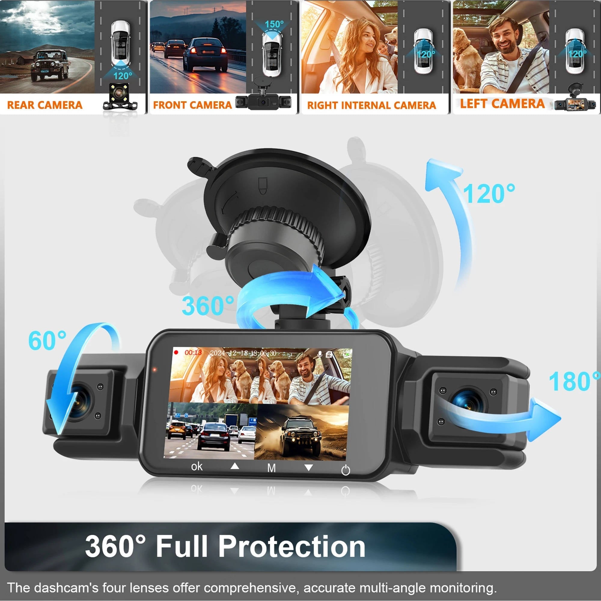 Wireless Car Dash Cam Front And Rear With Night Vision | Smart, Reliable Technology for Easier, More Connected Everyday Living