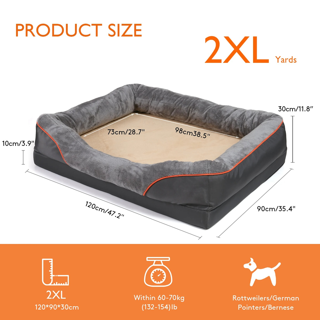 Orthopedic Dog Bed | Vet-Approved Pet Essential for Comfort, Safety & Wellbeing