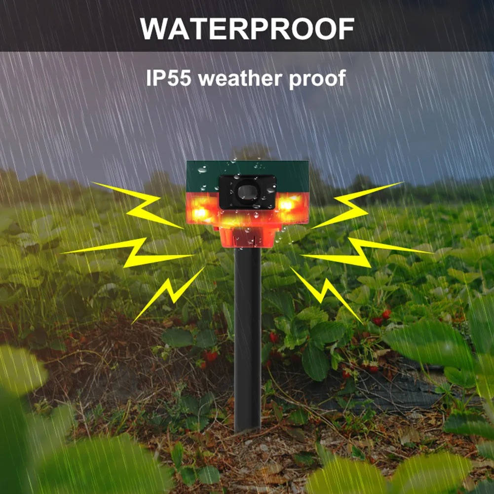 360 Degree Solar Repeller For Pigeon Bird Wild Boar Rabbit Deer | Premium Pet Care — Safe, Durable & Trusted by Pet Owners Everywhere