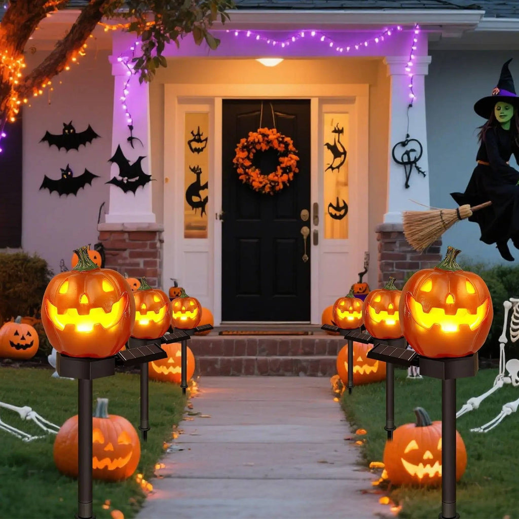 Light Up Pumpkin Decor Halloween Pathway Lights | Beautiful, Festive & Built to Last Season After Wonderful Season