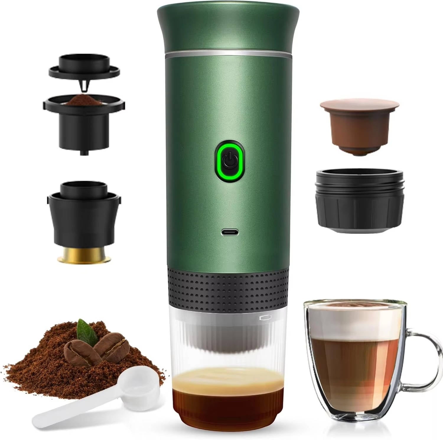 Portable Coffee Maker — Espresso Cappuccino And Drip | Restaurant-Quality Results in Your Own Kitchen — Every Single Time