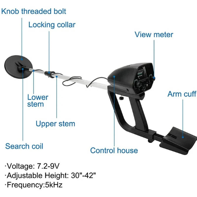 Professional Underground Metal Detector — High Accuracy For Gold Detecting &amp; Treasure Hunting | From Park Walks to Wild Camping — Outdoor Equipment You Can Trust