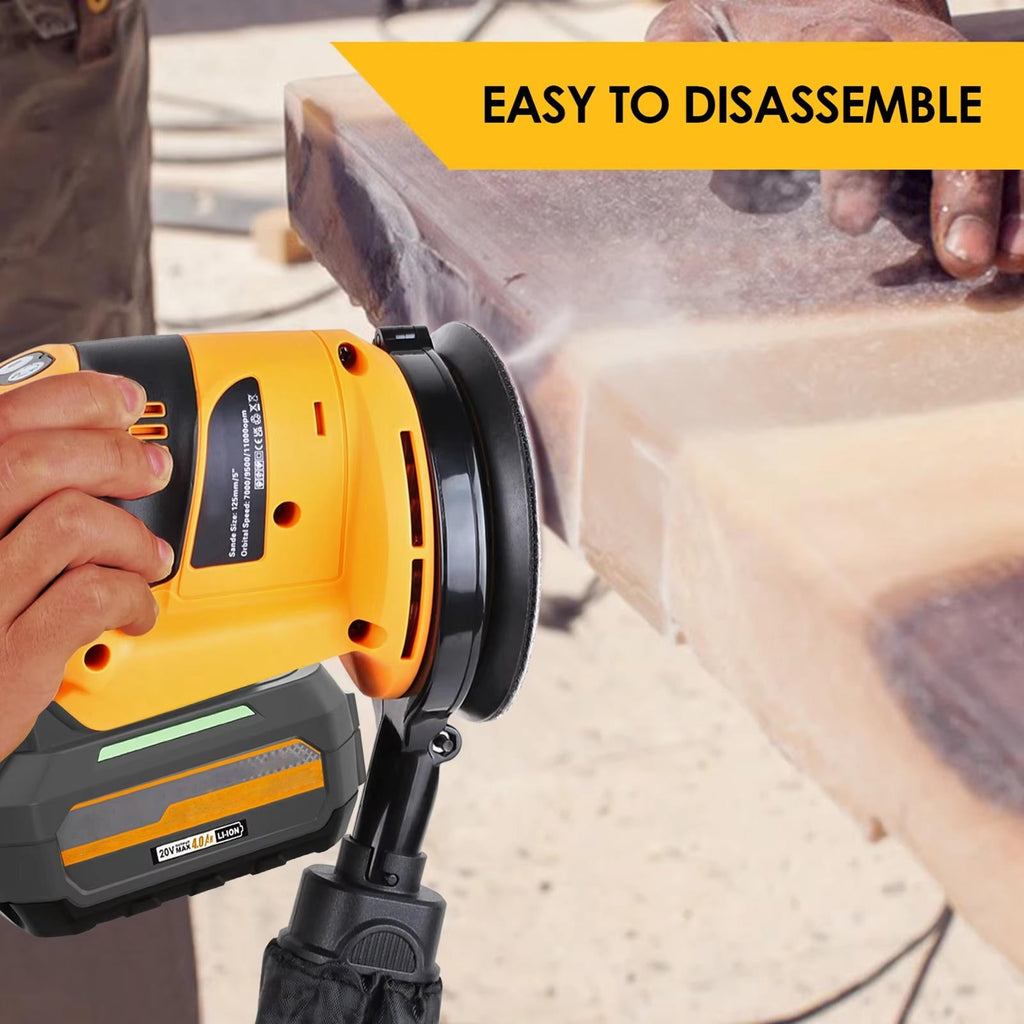 Brushless Orbital Electric Sander | Precision Engineering for DIY Enthusiasts & Trade Professionals Alike