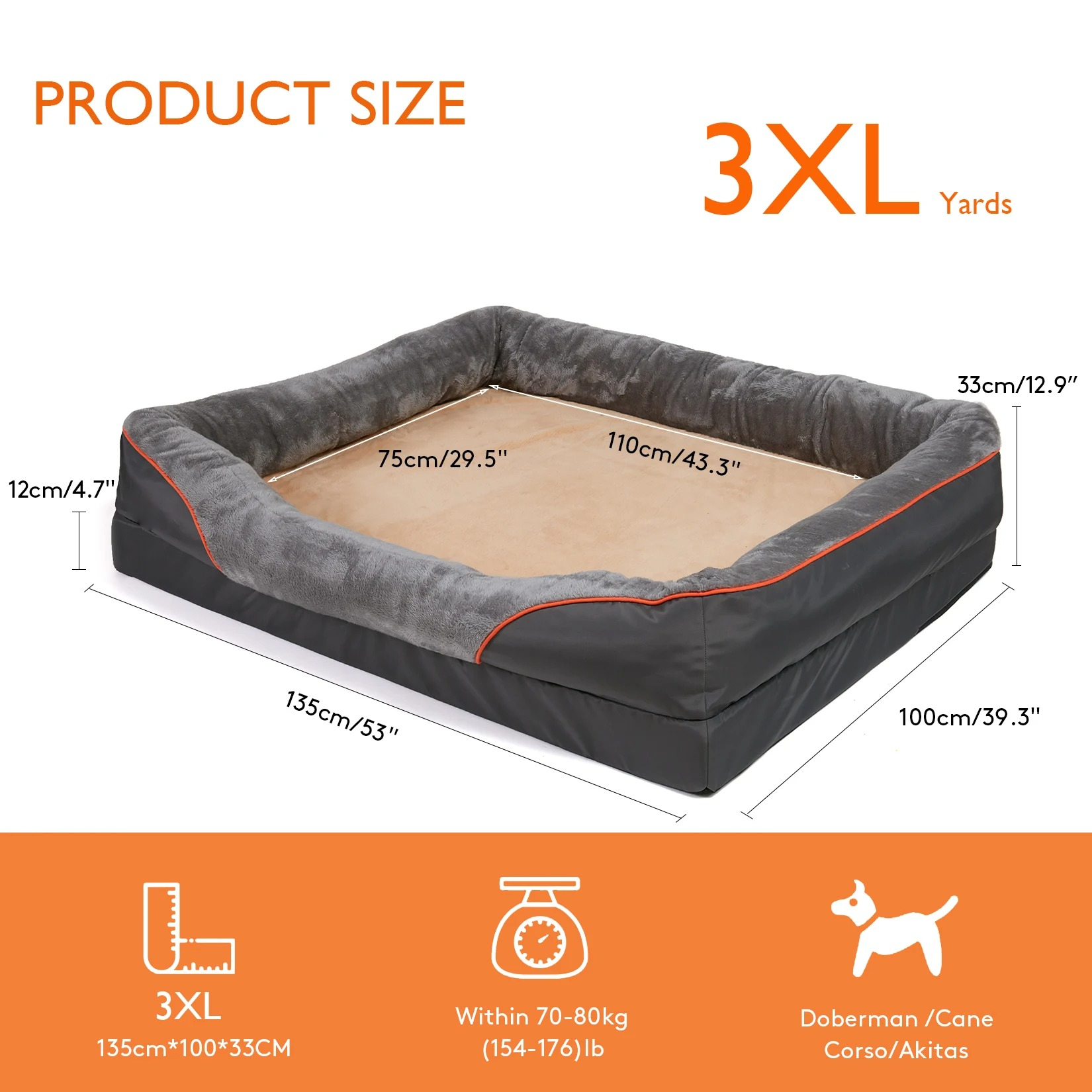 Orthopedic Dog Bed | Vet-Approved Pet Essential for Comfort, Safety & Wellbeing