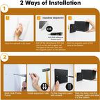 Indoor Wall Light with Motion Sensor & Remote Control | Wireless LED Wall Lamp — No Wiring Needed