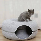 Donut Bed For Cats | Durable Pet Accessory Built for Active, Playful, Energetic Pets
