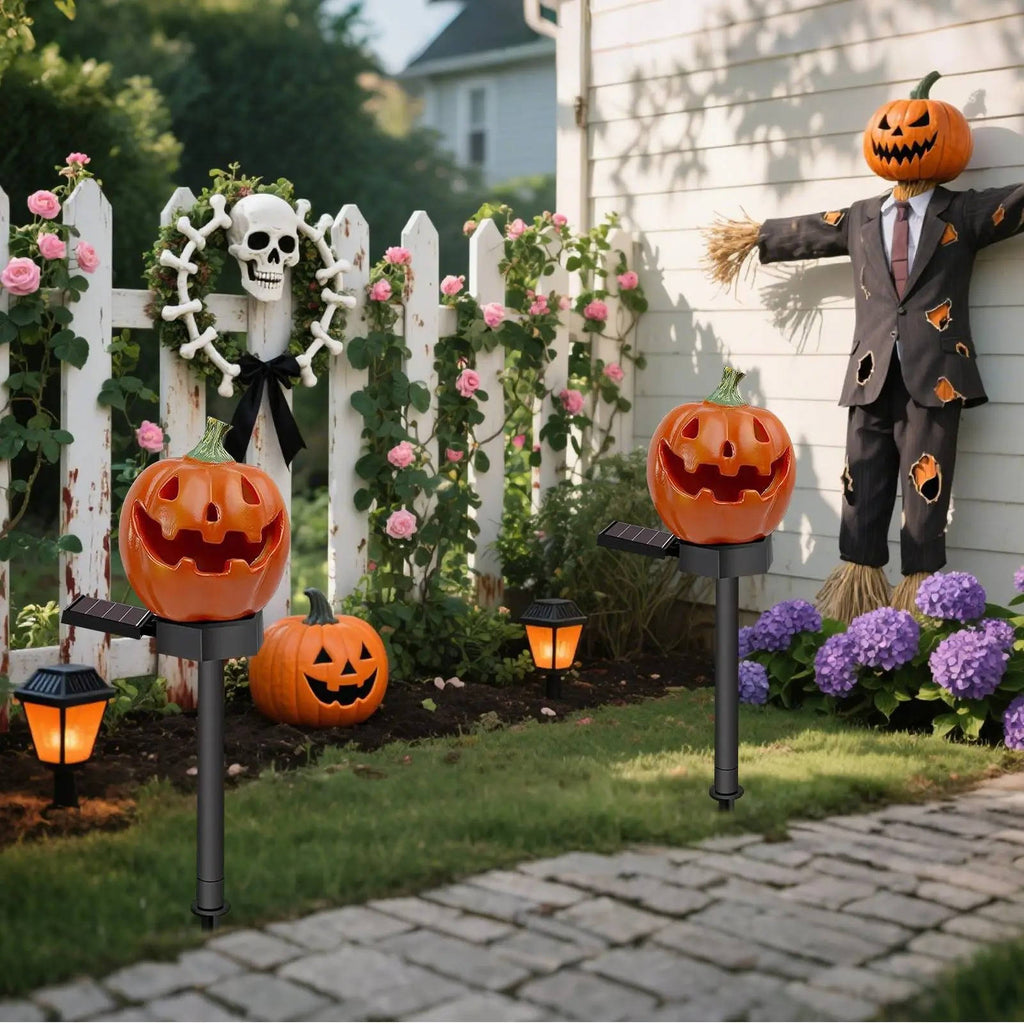 Light Up Pumpkin Decor Halloween Pathway Lights | Beautiful, Festive & Built to Last Season After Wonderful Season