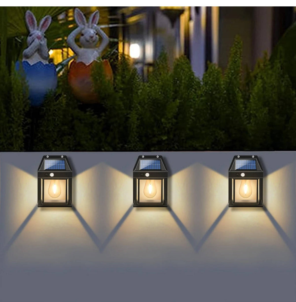 2 Set Solar Wall Lamp Outdoor | Hardy, Weather-Resistant & Beautifully Designed for Your Outdoor Space