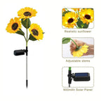 Outdoor Solar Simulation Sunflower Light | Built for British Weather — Durable, Attractive Outdoor Design