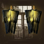 Glowing Skull Scary Outdoor Halloween Decorations — Set of Two | Some Decorations Are Just Décor — This One Becomes Part of Your Tradition