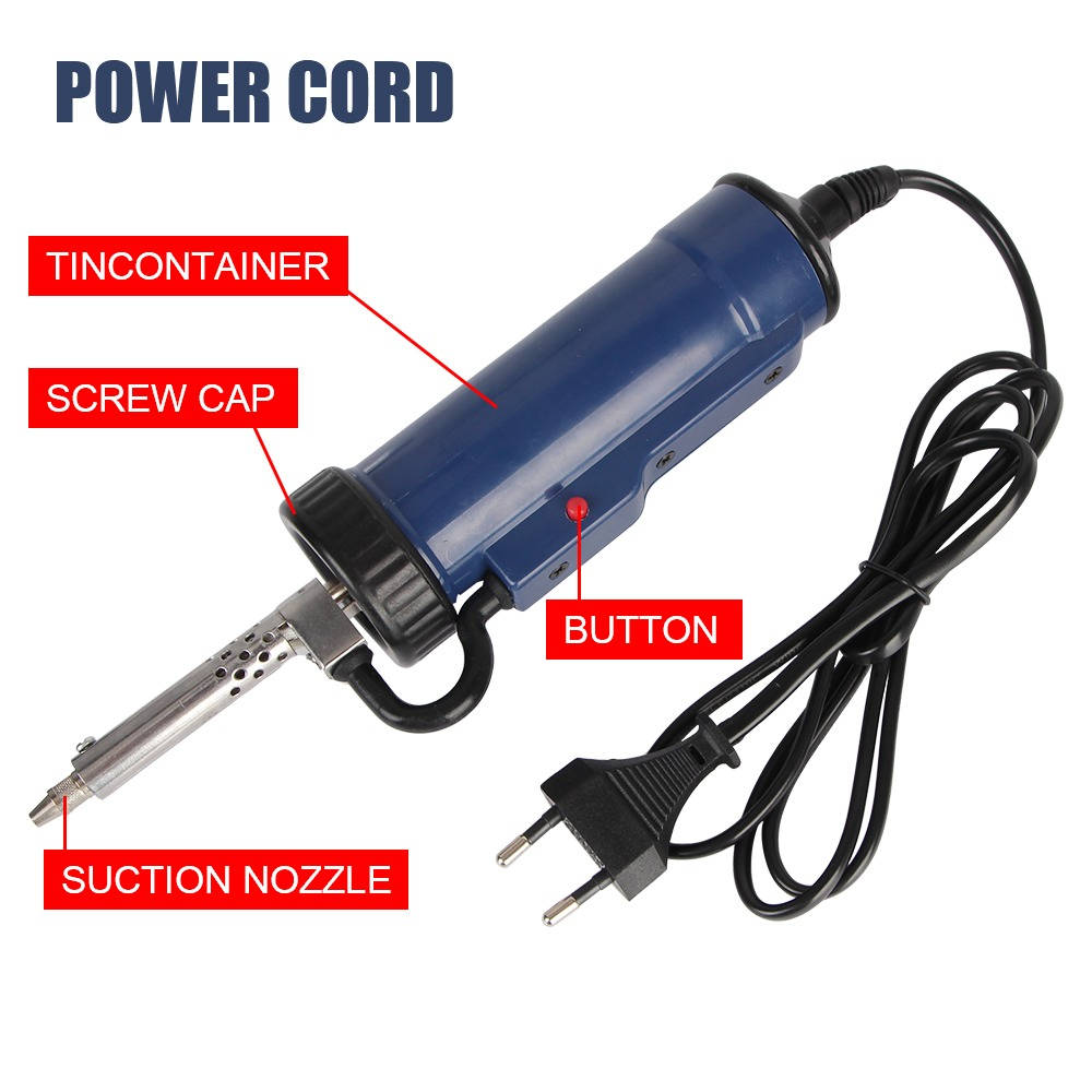 Desoldering Machine Tin Sucker Automatic Electric Solder With 3 Suction Nozzle | Cleverly Designed for Everyday Use — You'll Wonder How You Managed Without It