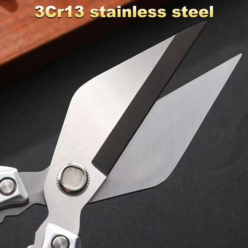 Heavy Duty Kitchen Shears | Multi-Purpose Kitchen Scissors for Meat, Poultry & Herbs