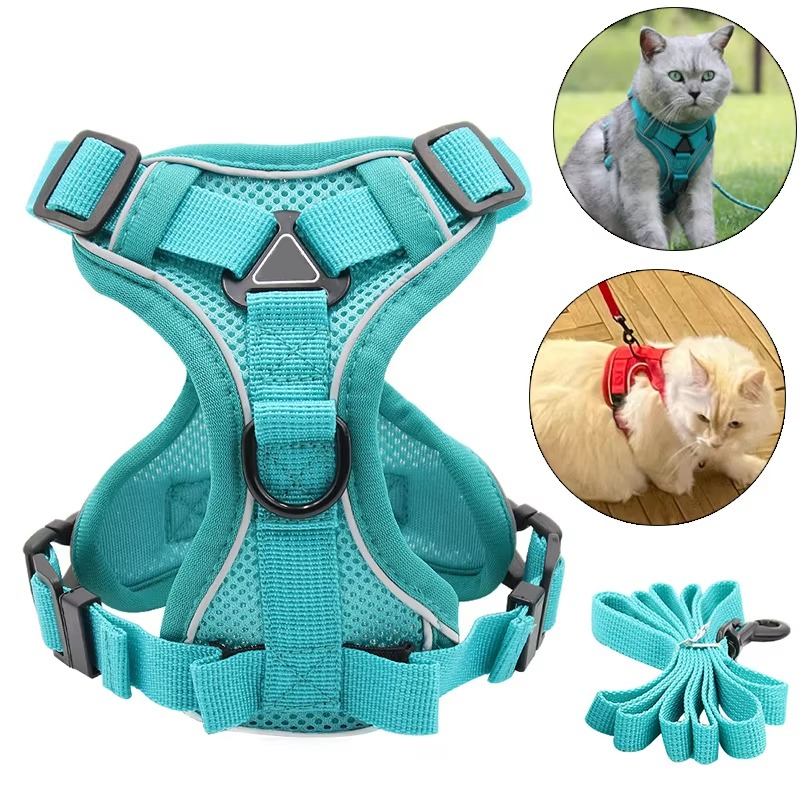 Reflective Cat Harness and Leash Set | Trusted by Pet Owners — Safe, Easy to Use & Built to Last