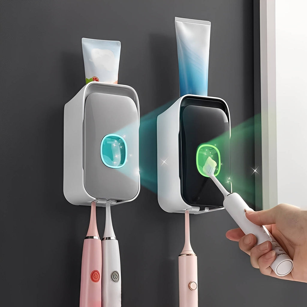 Automatic Toothpaste Dispenser Wall Mounted | Effortlessly Functional Home Essential for Clean, Organised Living
