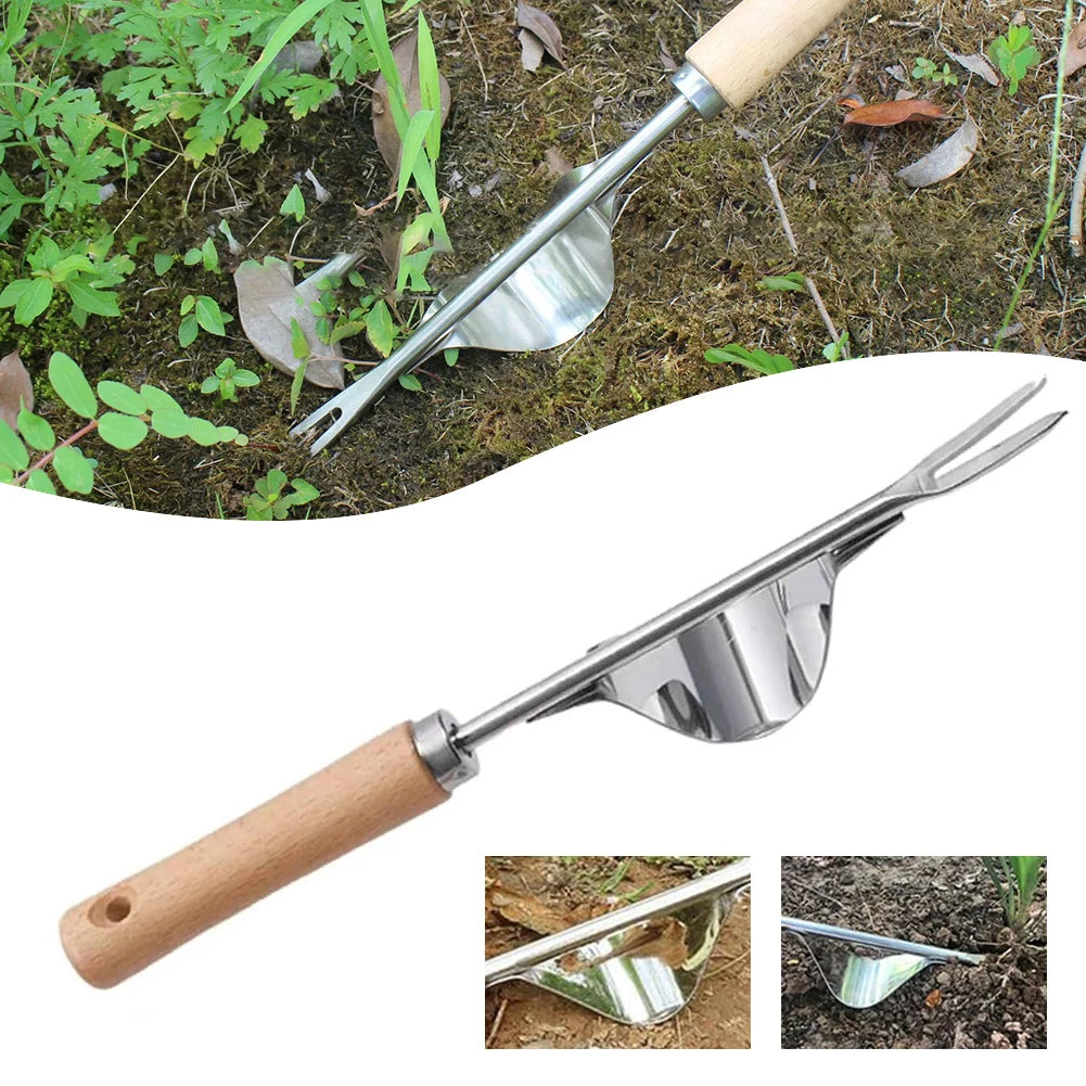 V-Shaped Weed Puller Tool with Long Handle | Hardy, Weather-Resistant & Beautifully Designed for Your Outdoor Space