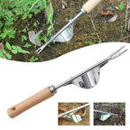 V-Shaped Weed Puller Tool with Long Handle | Hardy, Weather-Resistant & Beautifully Designed for Your Outdoor Space
