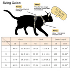 Reflective Cat Harness and Leash Set | Trusted by Pet Owners — Safe, Easy to Use & Built to Last