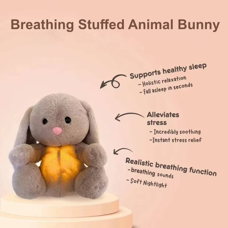 Breathing Stuffed Animal Bunny | Style and Practicality Finally Together — The Modern Home Essential