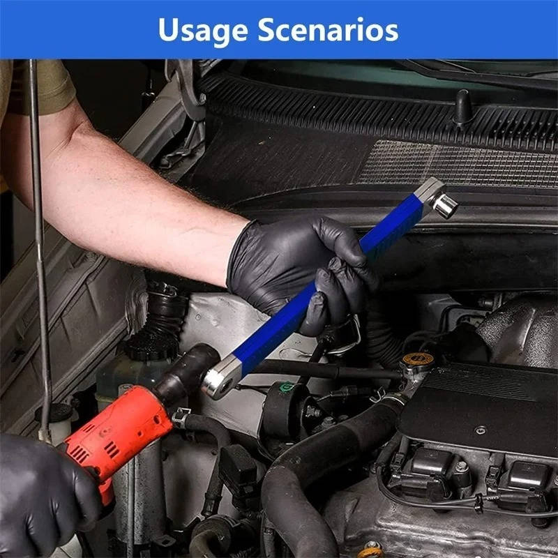 Extension Wrench Tool | Long Reach Socket Wrench for Deep & Awkward Bolts