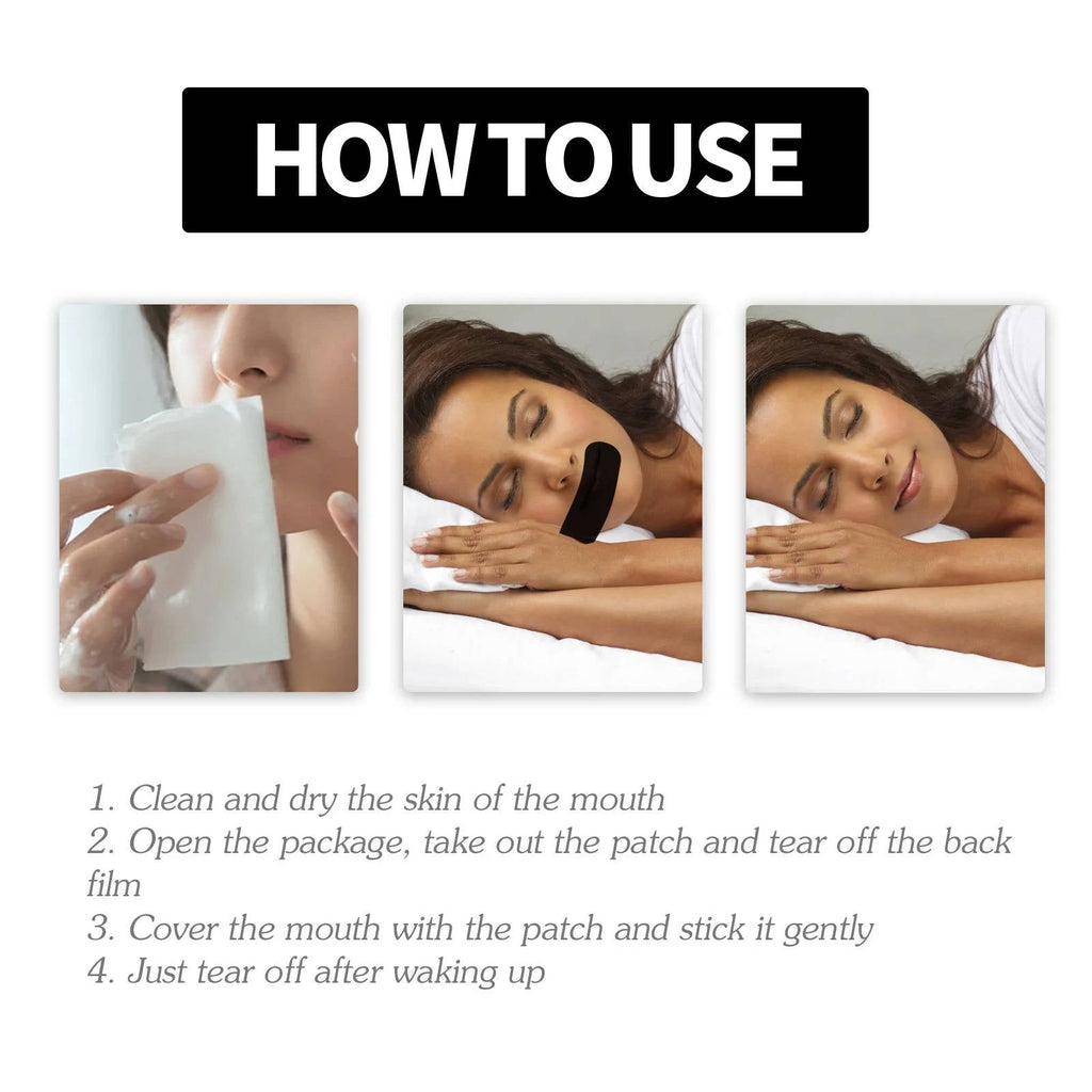 Mouth Tapes Anti Snoring | Ergonomic Design for Targeted Relief, Improved Comfort & Mobility