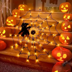 Halloween Spider Web Lights Outdoor | Bring the Magic of the Season into Your Home with This Beautiful Piece
