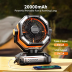 Portable Camping Cooling Fan | Premium Outdoor Gear for Hikers, Campers, Cyclists & Explorers