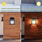 2 Set Solar Wall Lamp Outdoor | Hardy, Weather-Resistant & Beautifully Designed for Your Outdoor Space