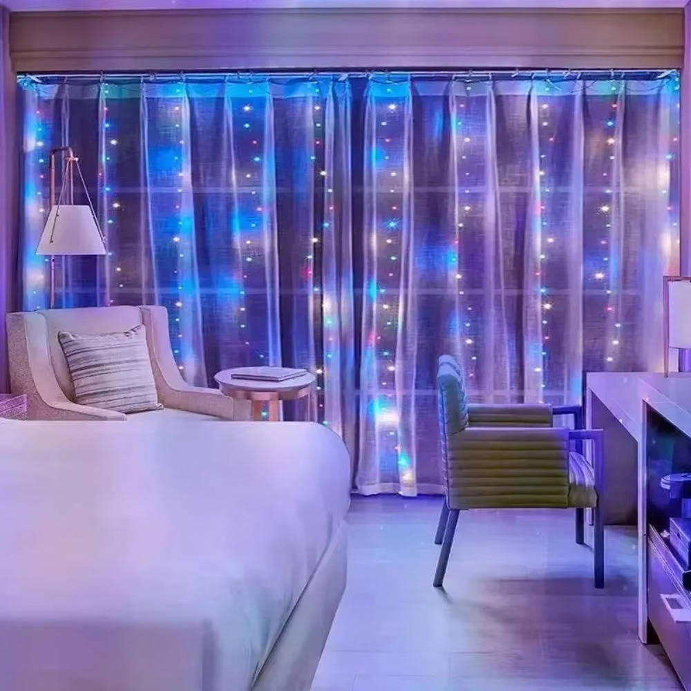 Curtain LED Lights | Effortlessly Functional Home Essential for Clean, Organised Living