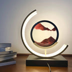 Moving Sand Art Picture | Dynamic Liquid Motion Desk Decoration — Unique Gift Idea