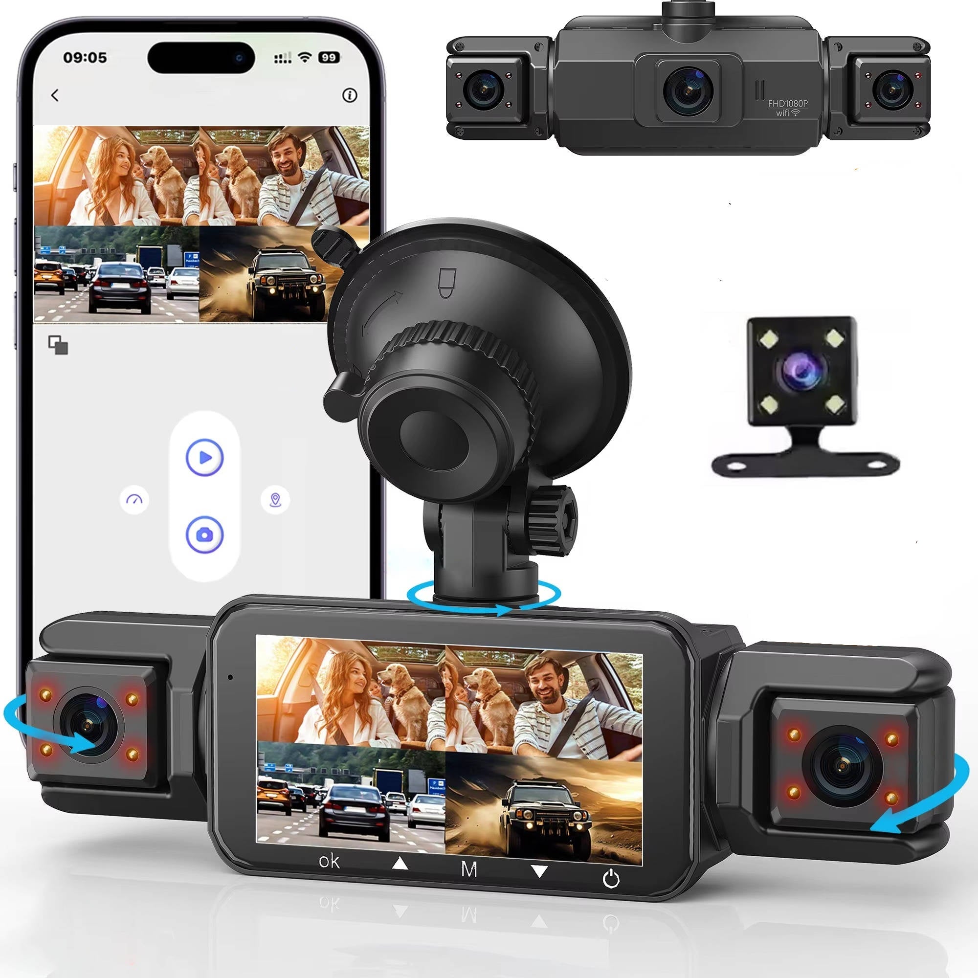 Wireless Car Dash Cam Front And Rear With Night Vision | Smart, Reliable Technology for Easier, More Connected Everyday Living
