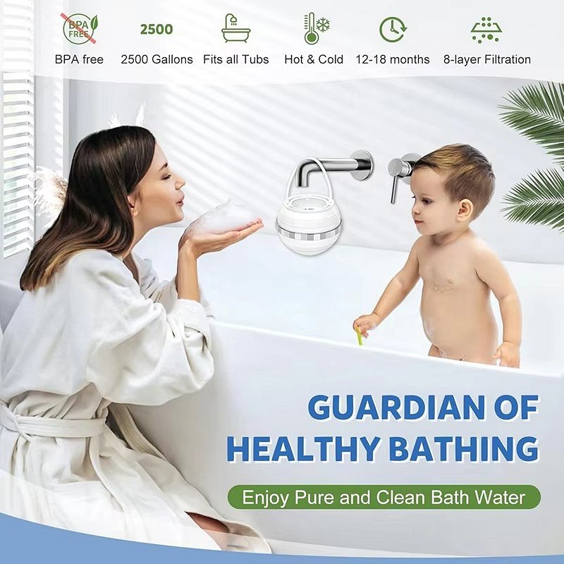 Bath Filter For Tub | Effortlessly Functional Home Essential for Clean, Organised Living