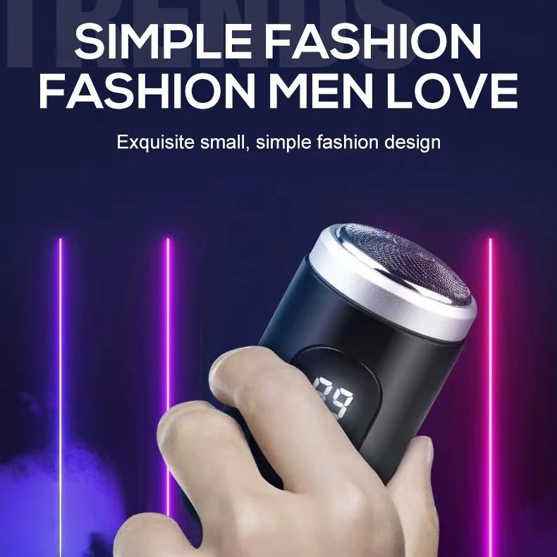 Mini Portable Electric Shaver | Intelligent Design Meets Reliable, Long-Lasting Everyday Performance