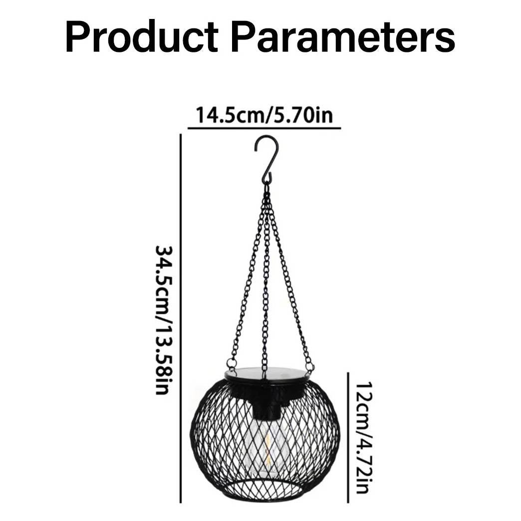 Outdoor Solar Hanging Lantern | Hardy, Weather-Resistant & Beautifully Designed for Your Outdoor Space