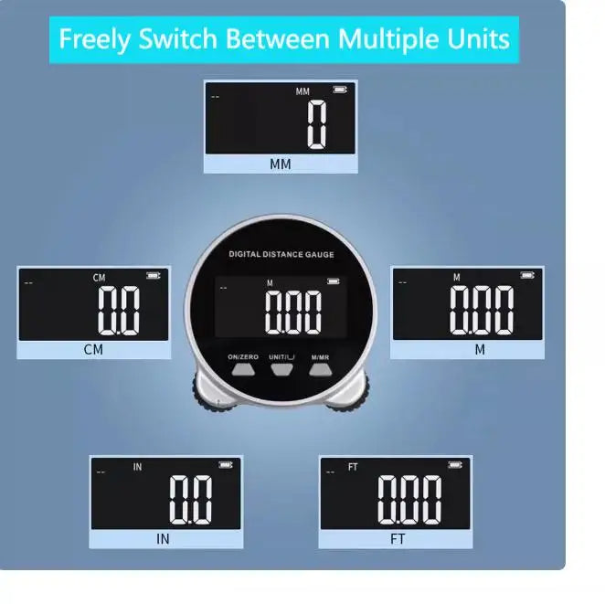 Smart Digital Tape Measure with LCD Display | Durable, Reliable & Designed for Both Home DIY & Professional Use