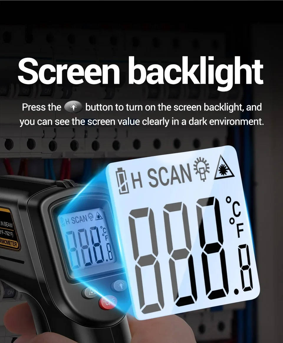 Infrared Laser Thermometer All In One | Intelligent Design Meets Reliable, Long-Lasting Everyday Performance