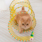 Cat Hunting Toy Set | Interactive Feather Wand & Plush Prey Toy for Indoor Cats