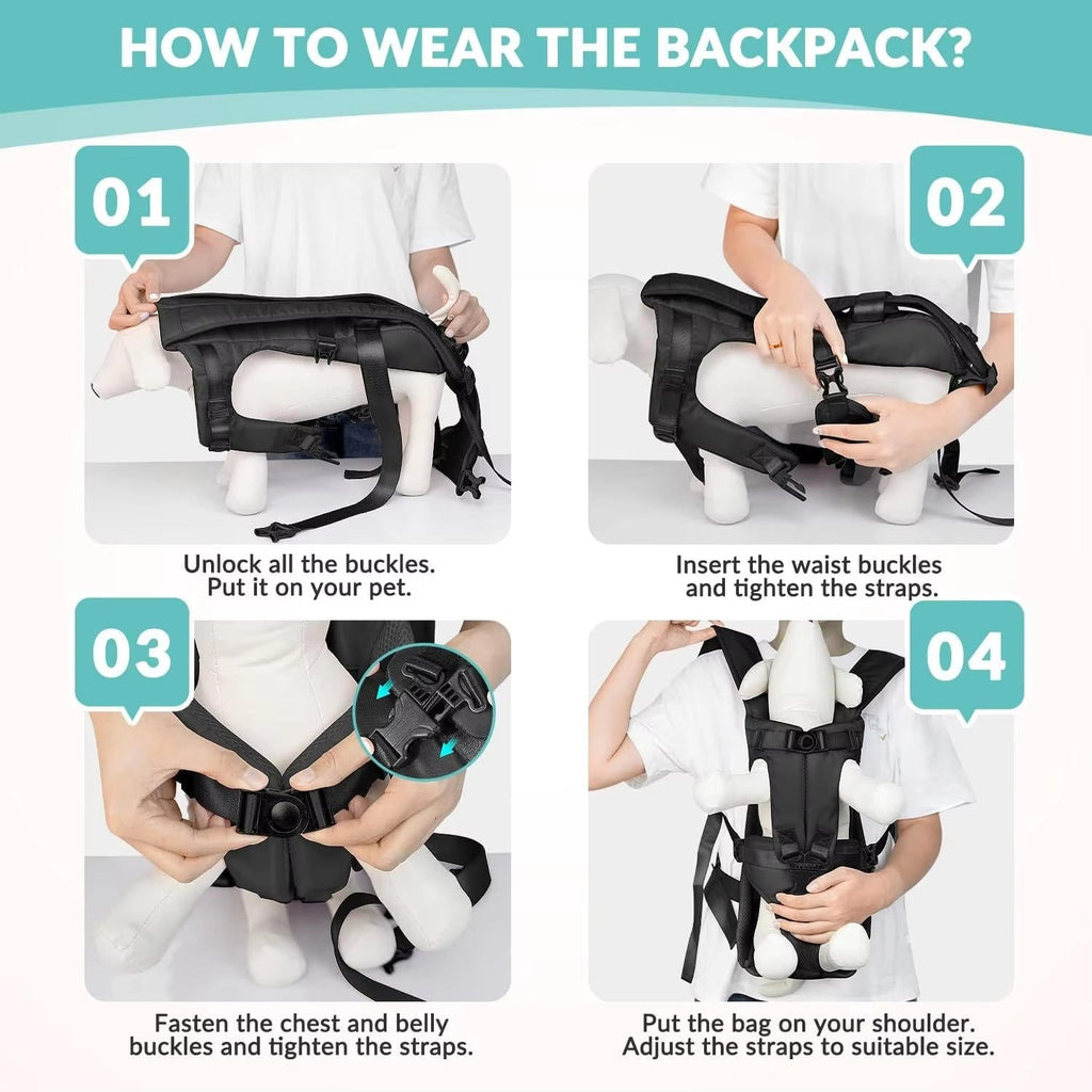 Dog Carrying Backpack | Designed for Happy, Healthy, Well-Loved Pets of Every Breed