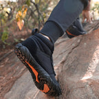 Waterproof Fleece-Lined Winter Barefoot Shoes | Snowproof Wide Toe Box Boots for Cold Weather